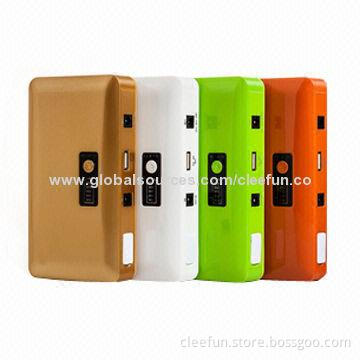 Hot Universal 12,000mAh Mobile Phone Charger with Car Jump Starter Function, for Driver